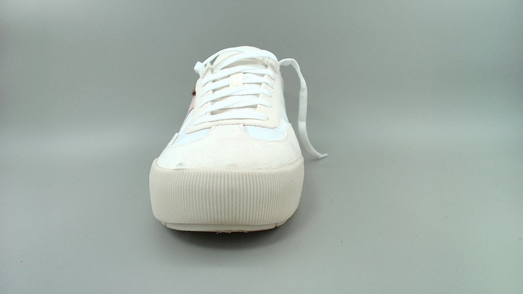Dr. Scholl's Womens Time Off Win Sneaker White/Tofu Fabric 8.5 M