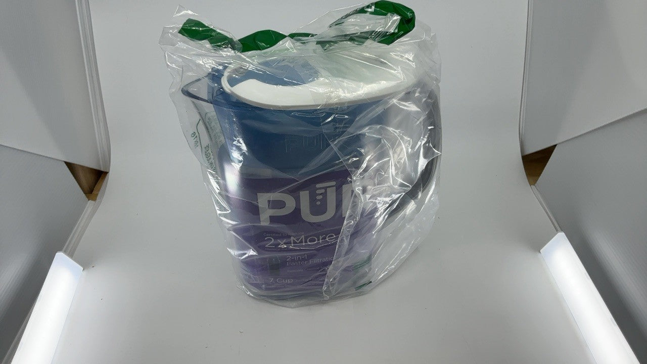 PUR 7-Cup Water Pitcher - Fast Filtration, Dishwasher Safe, White