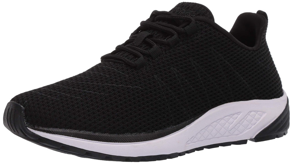 Propét Women's Tour Knit Sneaker, Black, 9.5 Narrow