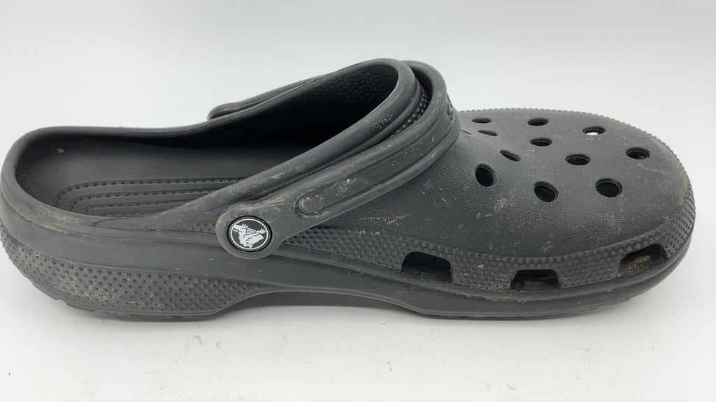 Crocs Unisex Classic Clog Black Size 12W/10M Lightweight Clogs