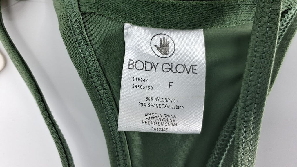 Body Glove Women's Bikini Top F Cup - Adjustable Underwire, Cactus