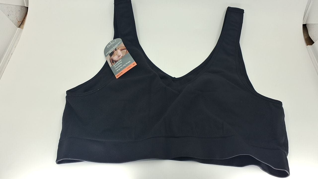 Bali womens Bali One Smooth U Bralette Bras, Black, 3X-Large US