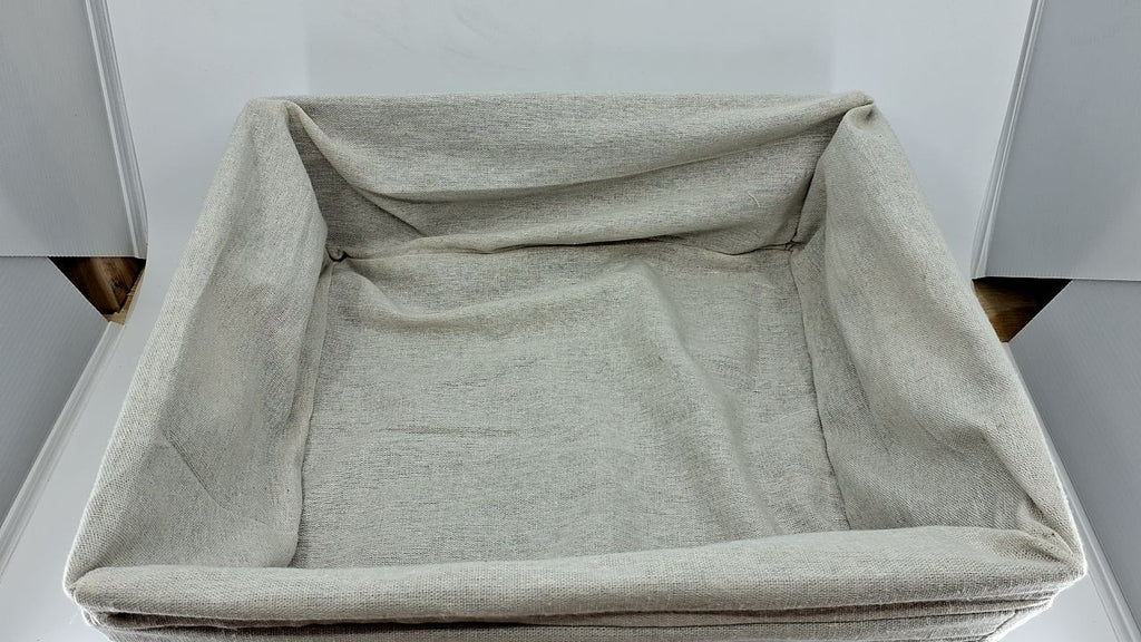 Whitmor Woven Strap Liner Shelf Tote, Espresso