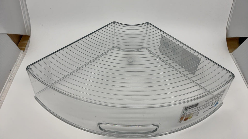 Clear 1/4 Wedge Lazy Susan Organizer Bin - Kitchen Storage