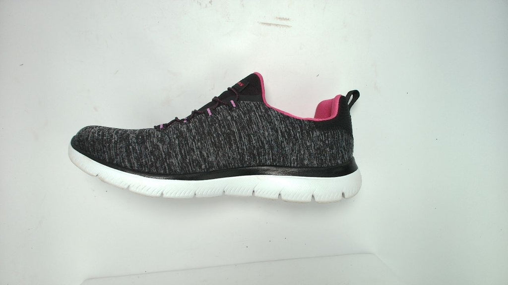 Skechers Women's Summits-Quick Getaway Sneaker, Black/Pink, 9 M US