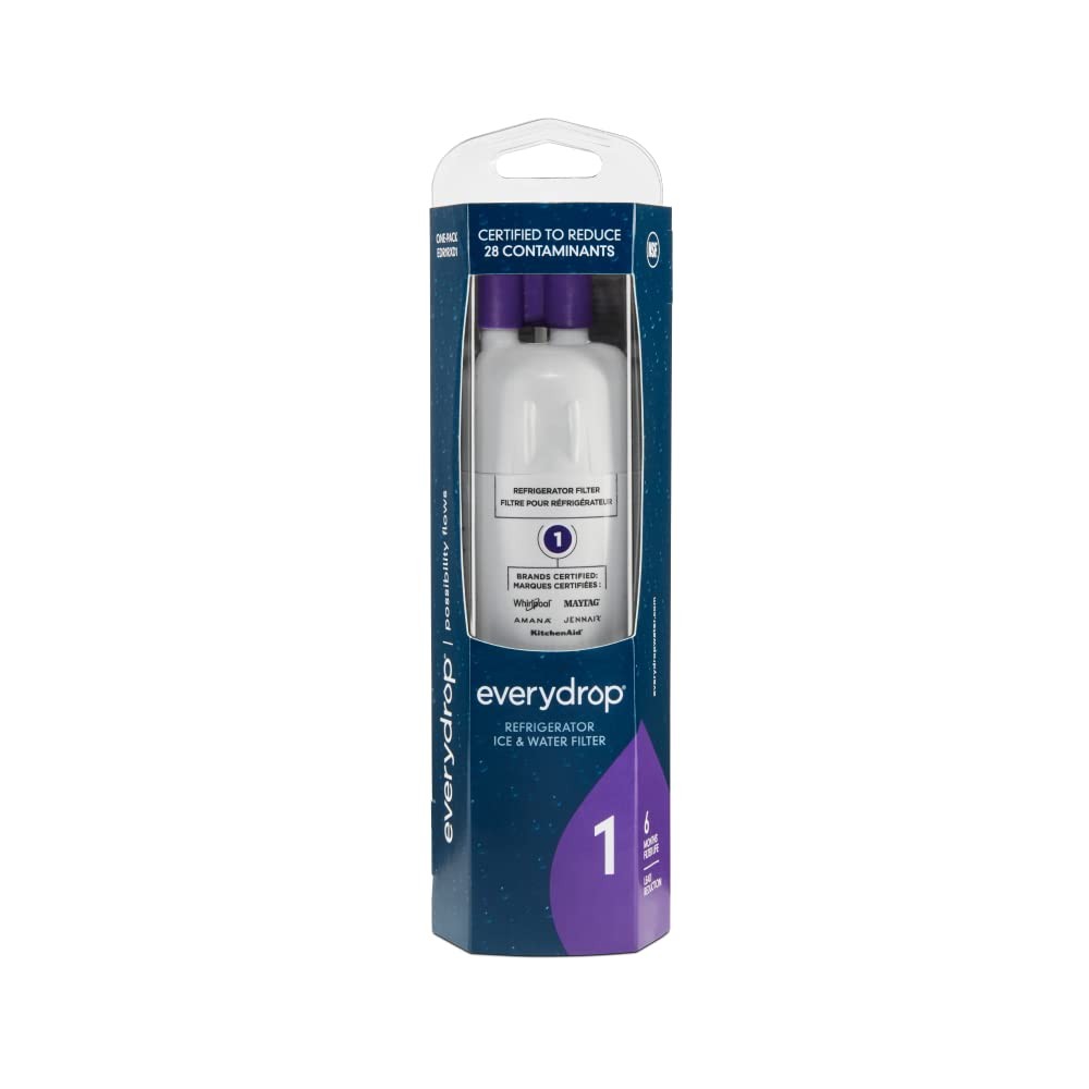 Whirlpool EDR1RXD1 Water Filter 1, Purple, Single-Pack, 99% Lead Reduction