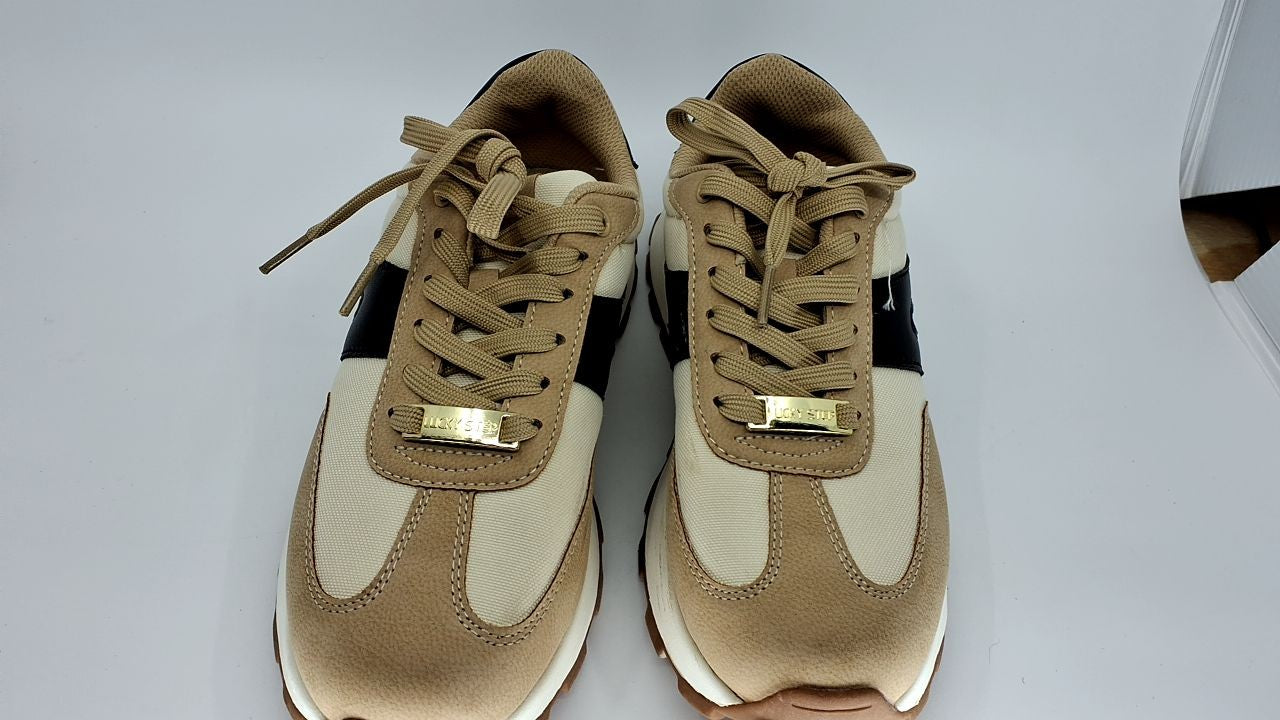 LUCKY STEP Women's Casual Trainers Platform Sneakers Size 8 B(M) US