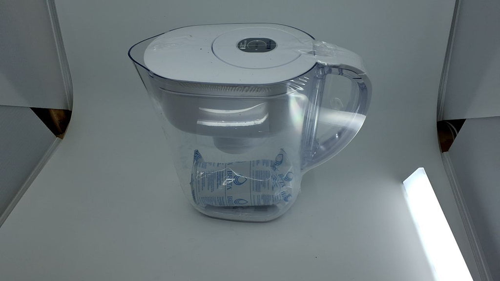 Brita 6-Cup Water Filter Pitcher, BPA-Free, White, 1 Standard Filter