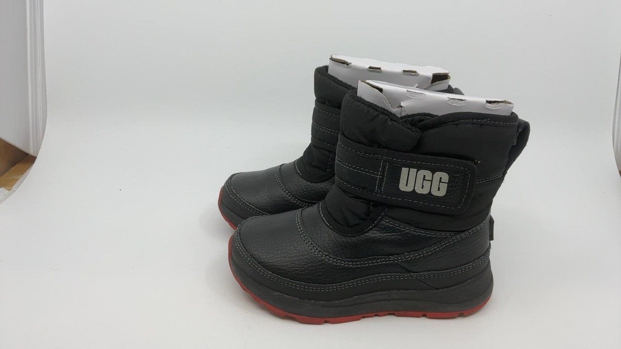 UGG Unisex-Child Taney Weather Boot, Black, 10