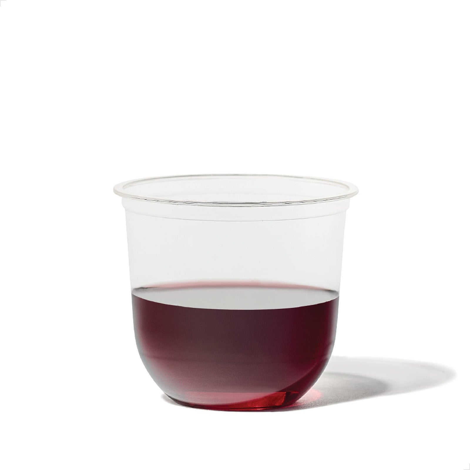TOSSWARE Arc 12oz Clear Cold Cups - Set of 50 - Plant-Based & Recyclable