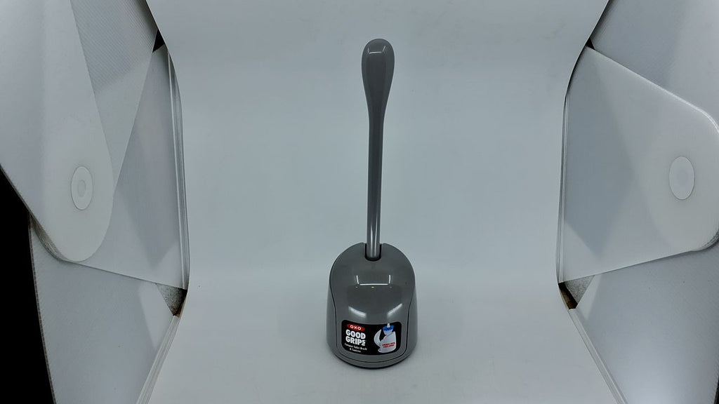 OXO Good Grips Compact Toilet Brush & Canister - Gray
