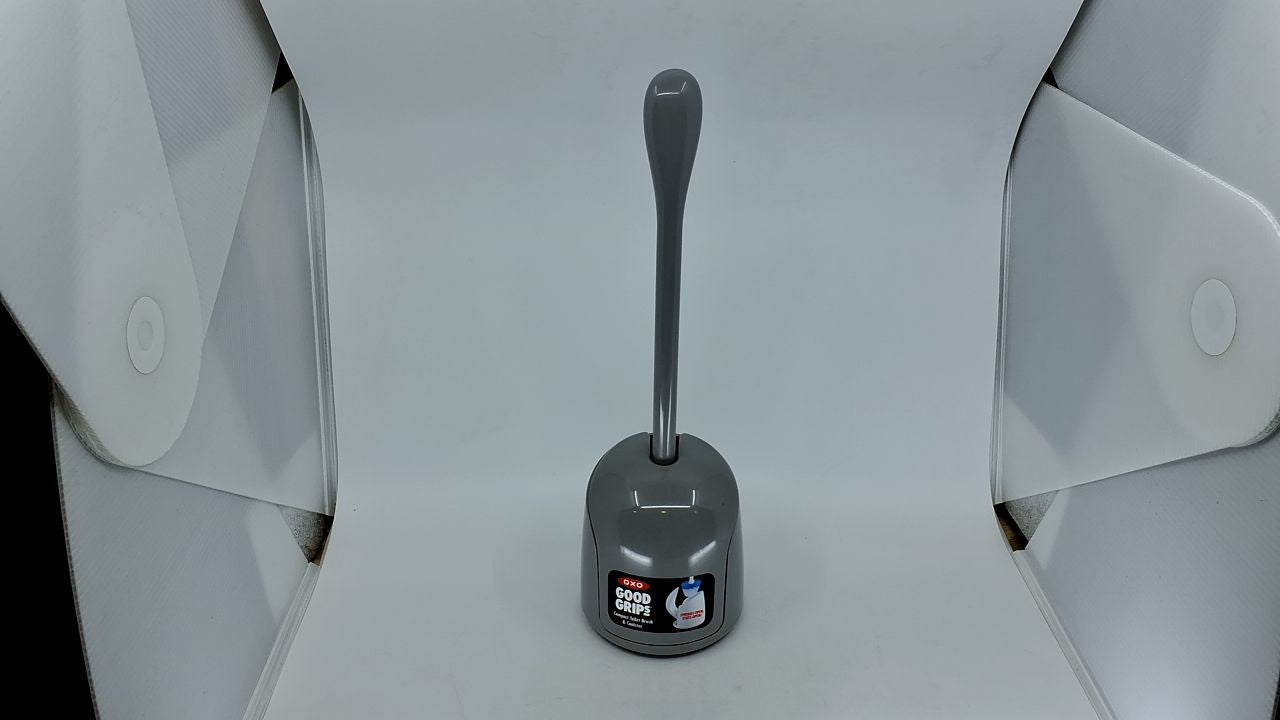OXO Good Grips Compact Toilet Brush & Canister - Gray