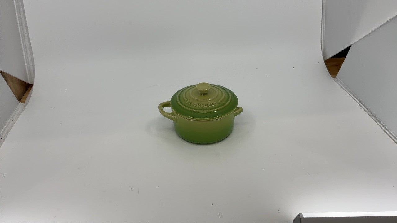 Le Creuset Stoneware Mini Round Cocotte, 8 oz., Palm