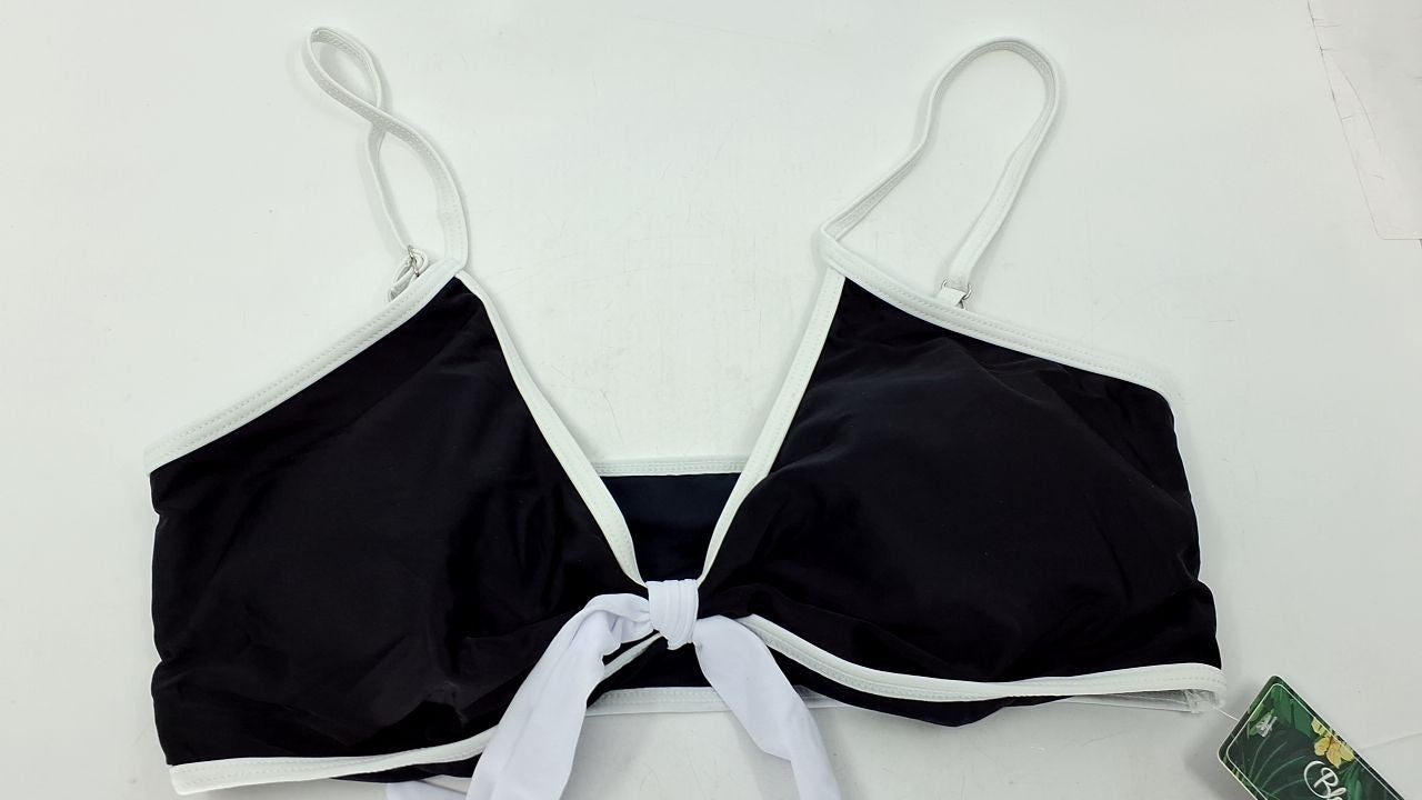Womens Large Colorblock High Waisted Bikini Set Two Piece Swimsuit