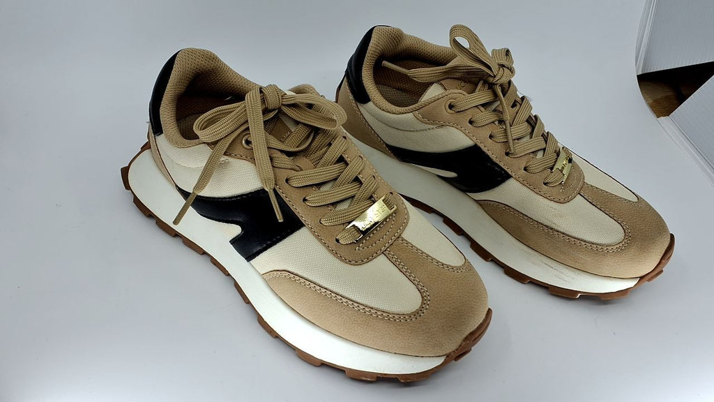 LUCKY STEP Women's Casual Trainers Platform Sneakers Size 8 B(M) US