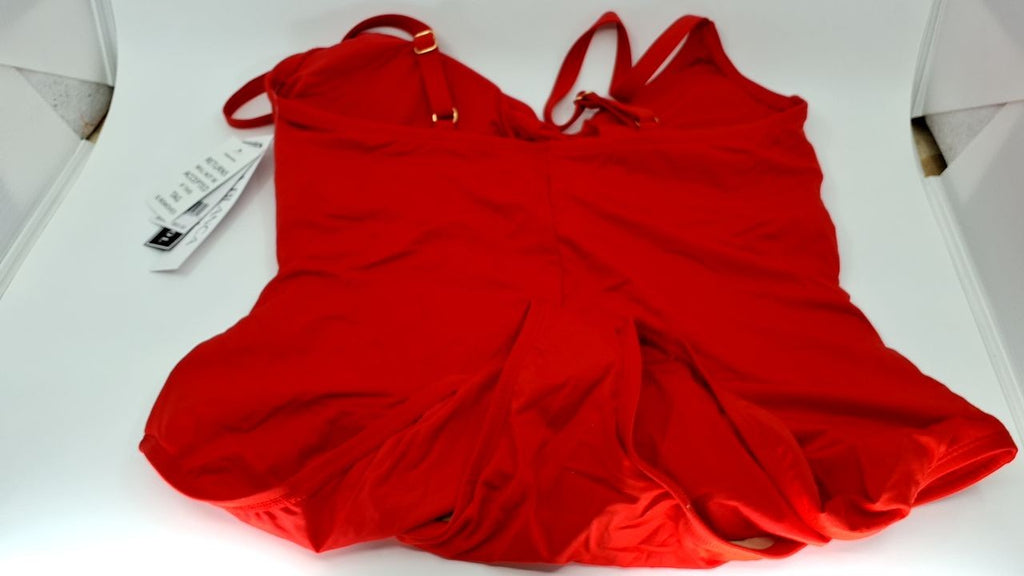 La Blanca Womens Lingerie Mio One Piece Swimsuit, Cherry, 16 Plus