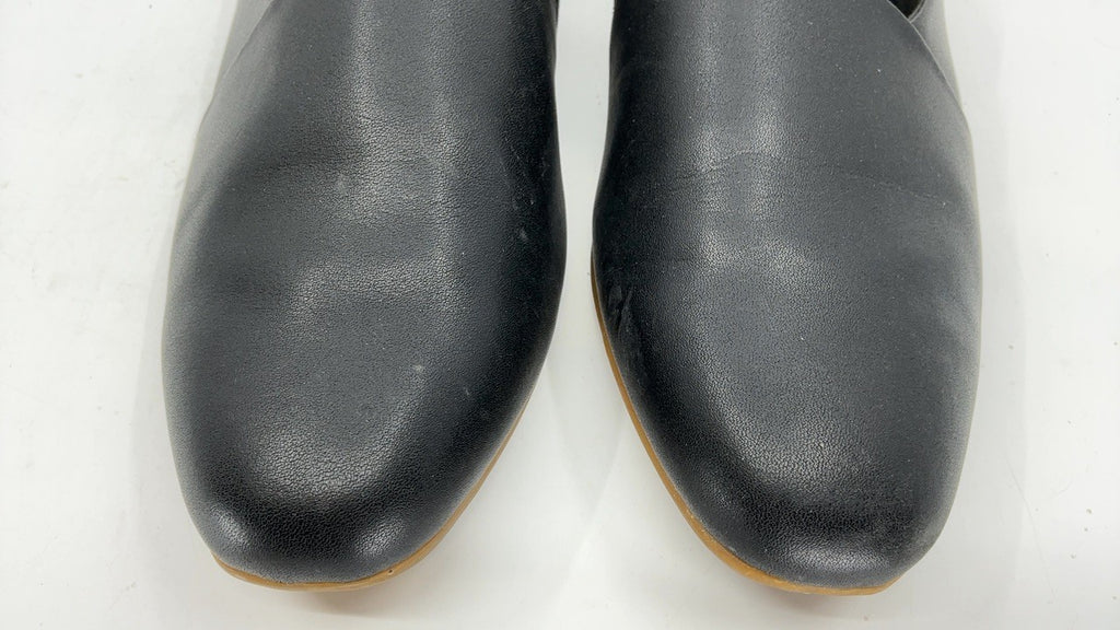 Clarks Women's Juliet Palm Loafer, Black Leather, 12 W US