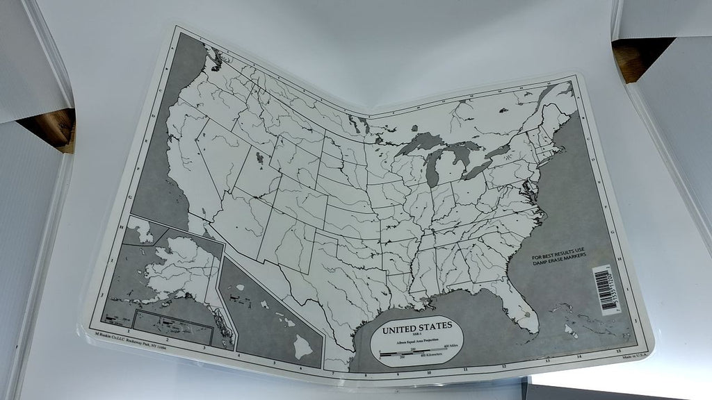 Painless Learning Map of USA Placemat Large