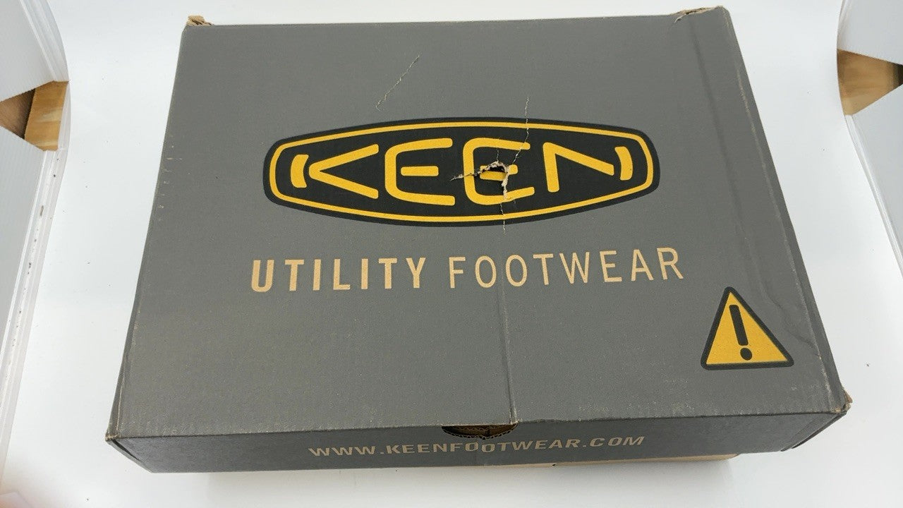 KEEN Women's San Jose Chelsea Alloy Toe Work Boots 5W Cascade Brown/Black