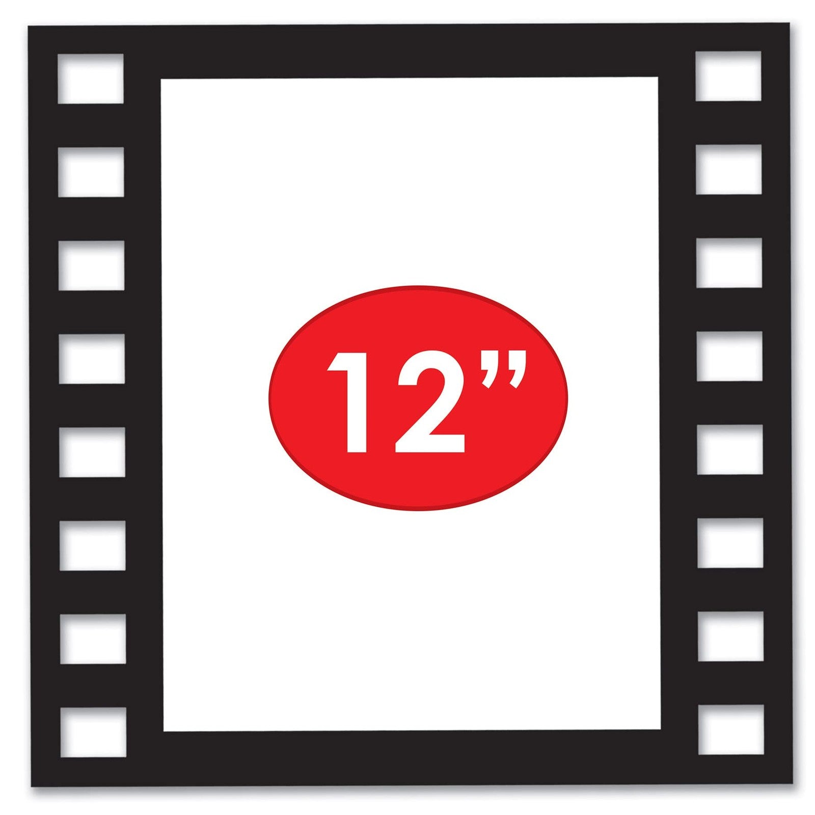 Customizable 12in Filmstrip Photo Frames - 10 Pack for Parties