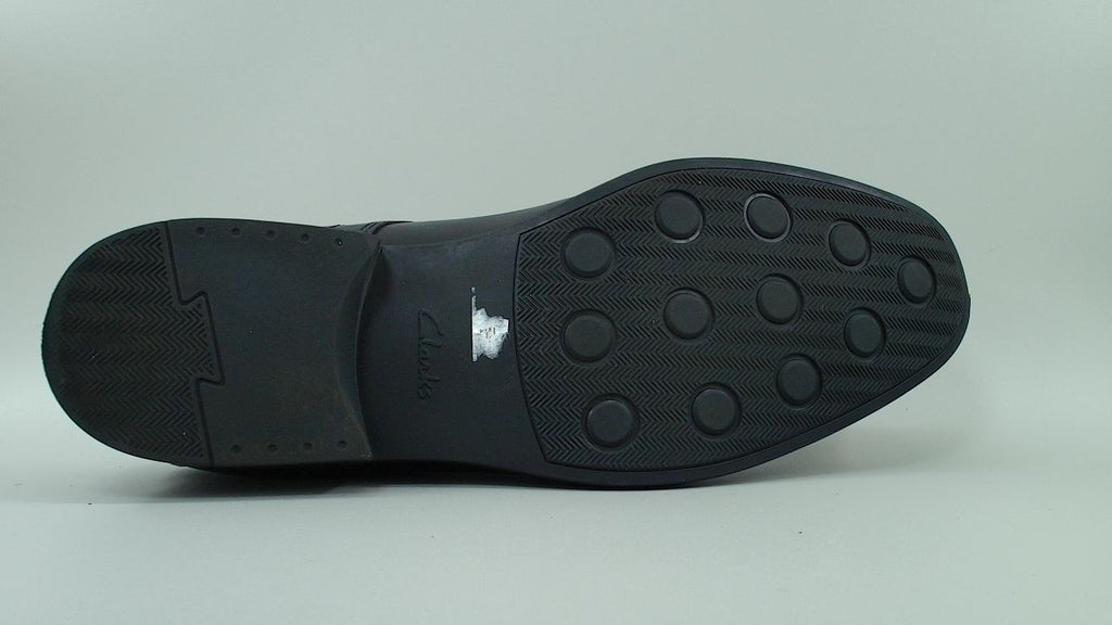 Clarks mens Whiddon Pace Oxford, Black Leather, 10 US