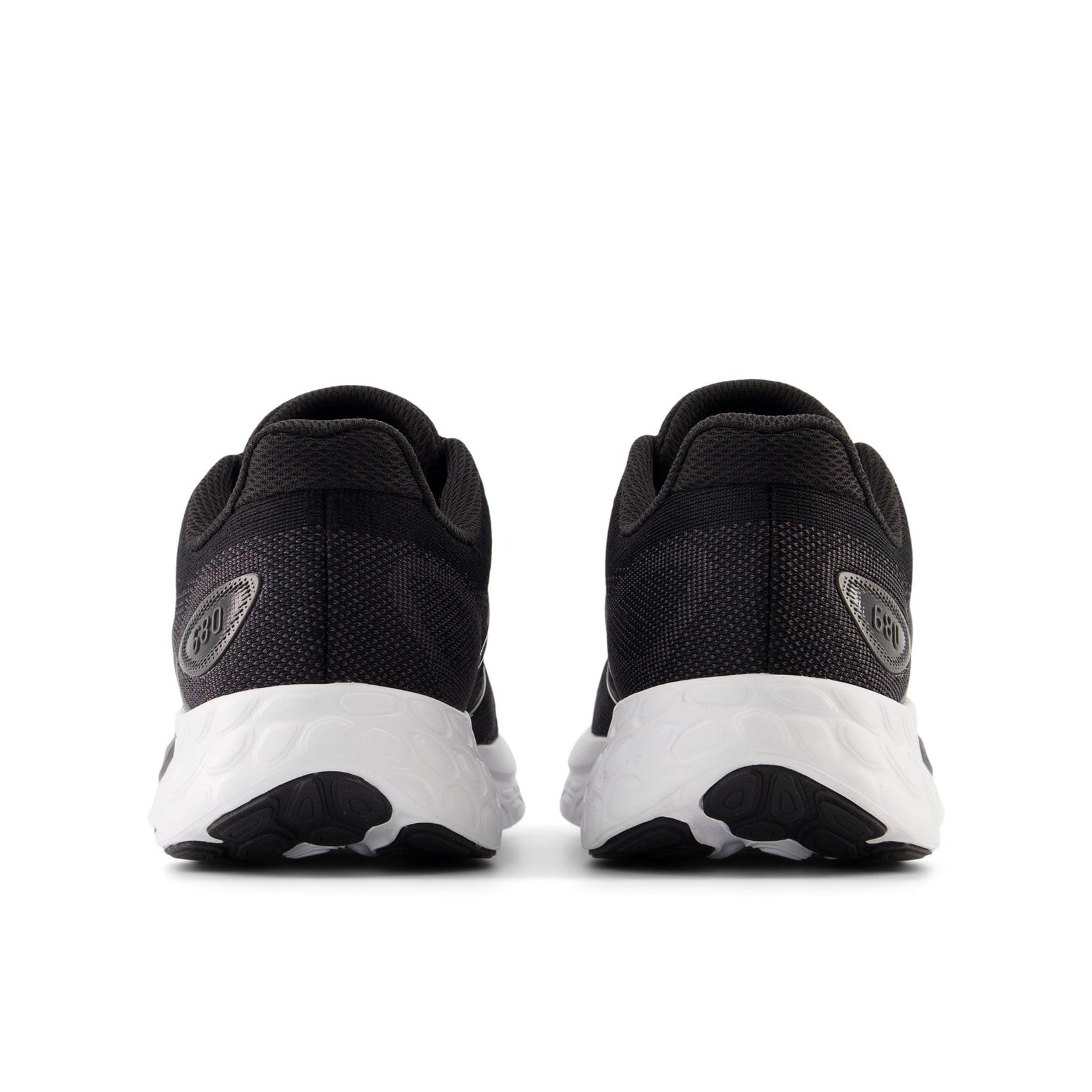 New Balance Women's 680 V8 Running Shoes, 8.5W, Black/Light Gold Metallic