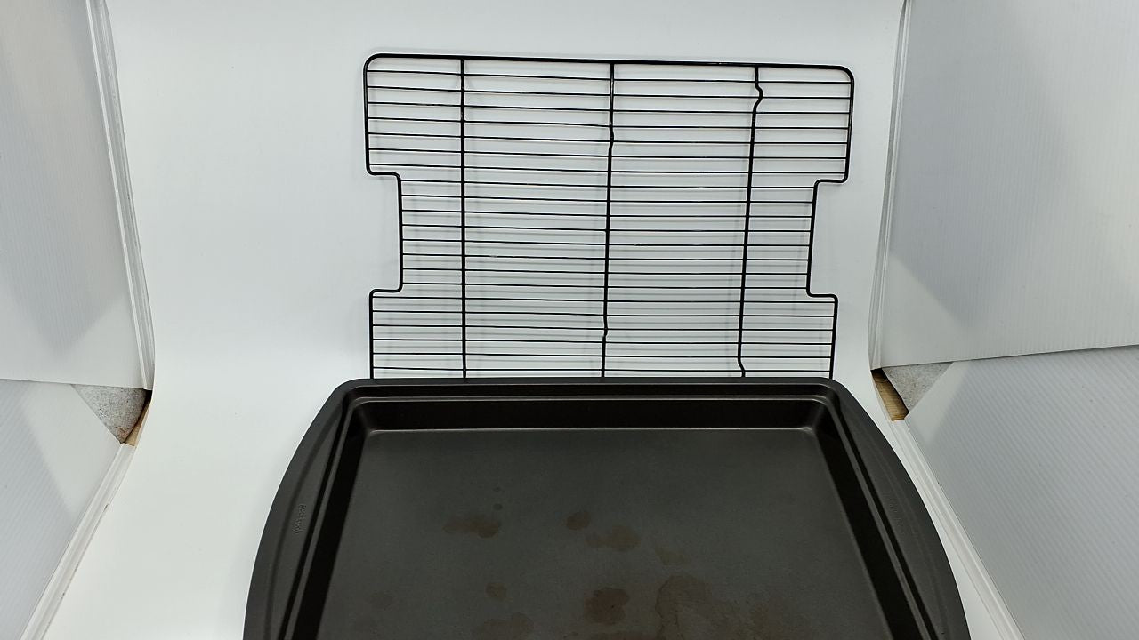 Multipurpose 15x10.5 Baking Sheet & Rack Set, Oven Safe, Dishwasher Safe