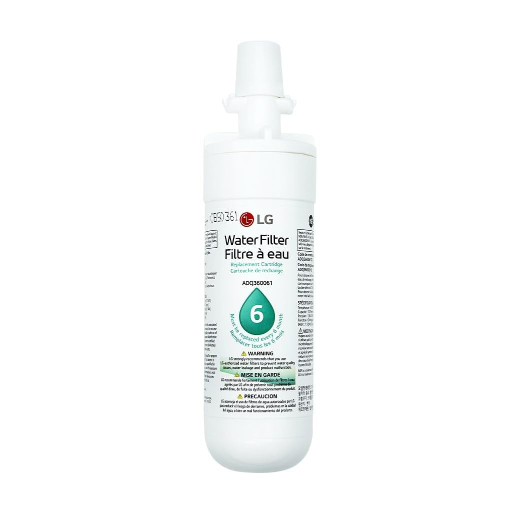 LT700P Replacement Refrigerator Water Filter, 200 Gallon, NSF42/53, White