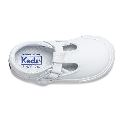 Keds Girls Daphne (Toddler/Little Kid) Sneaker, White, 6.5 Wide