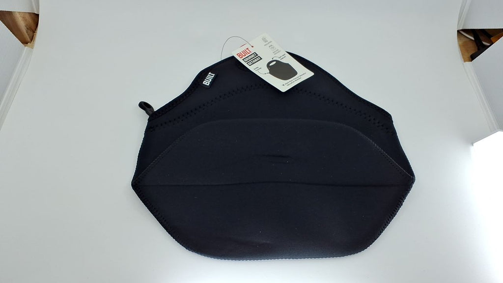 Reusable Insulated Lunch Tote Bag, Black Neoprene, One Size, BUILT Gourmet