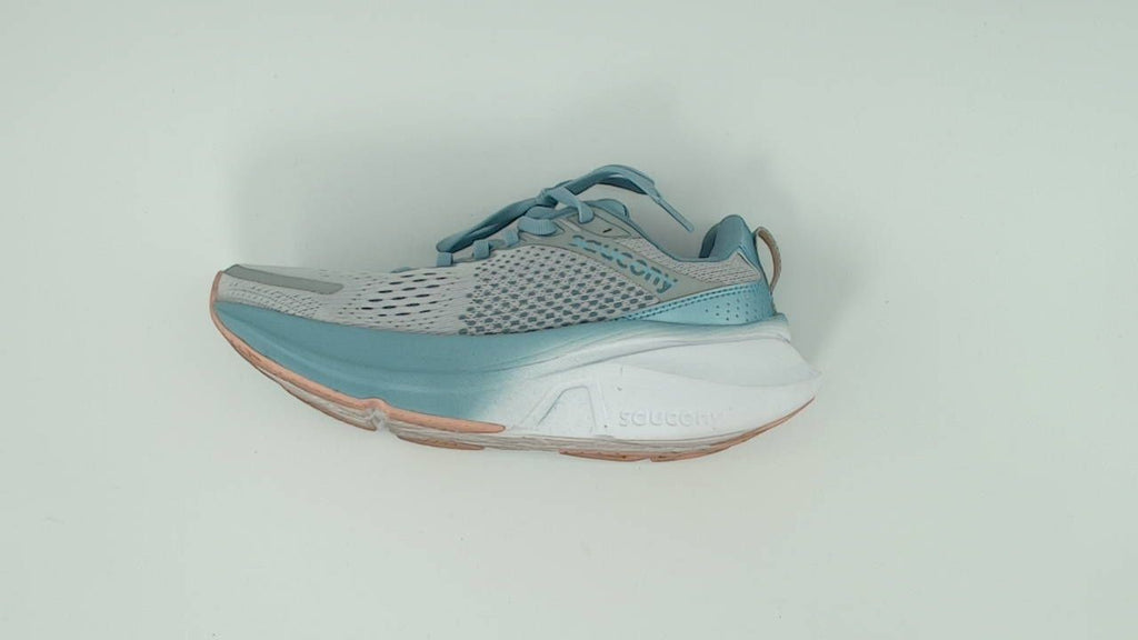 Saucony Women's Guide 17 Sneaker, Cloud/Topaz, 7
