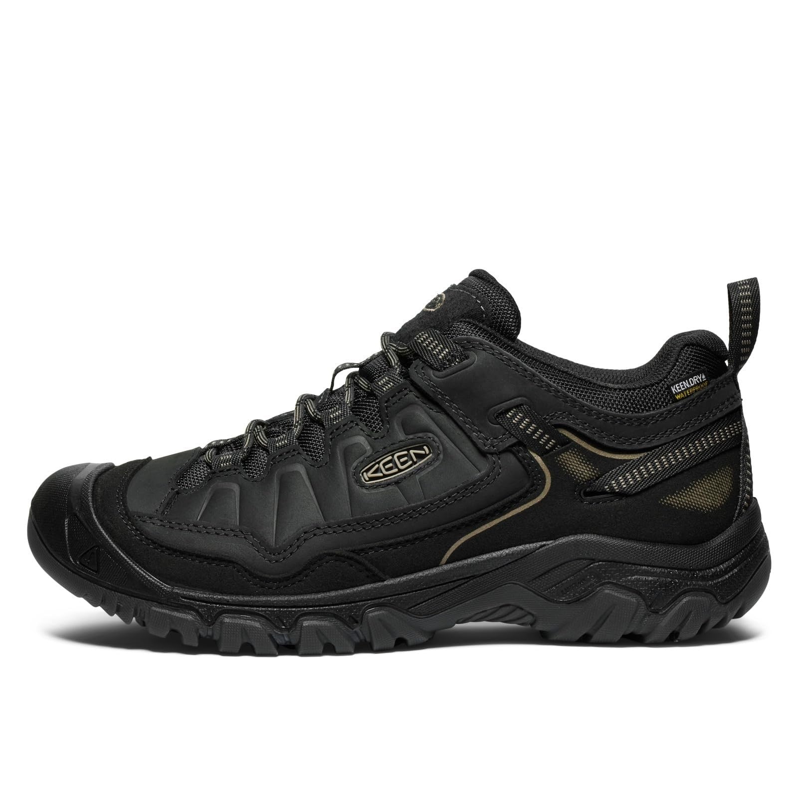 KEEN Targhee 4 Low Hiking Shoes 13 Black Durable Waterproof