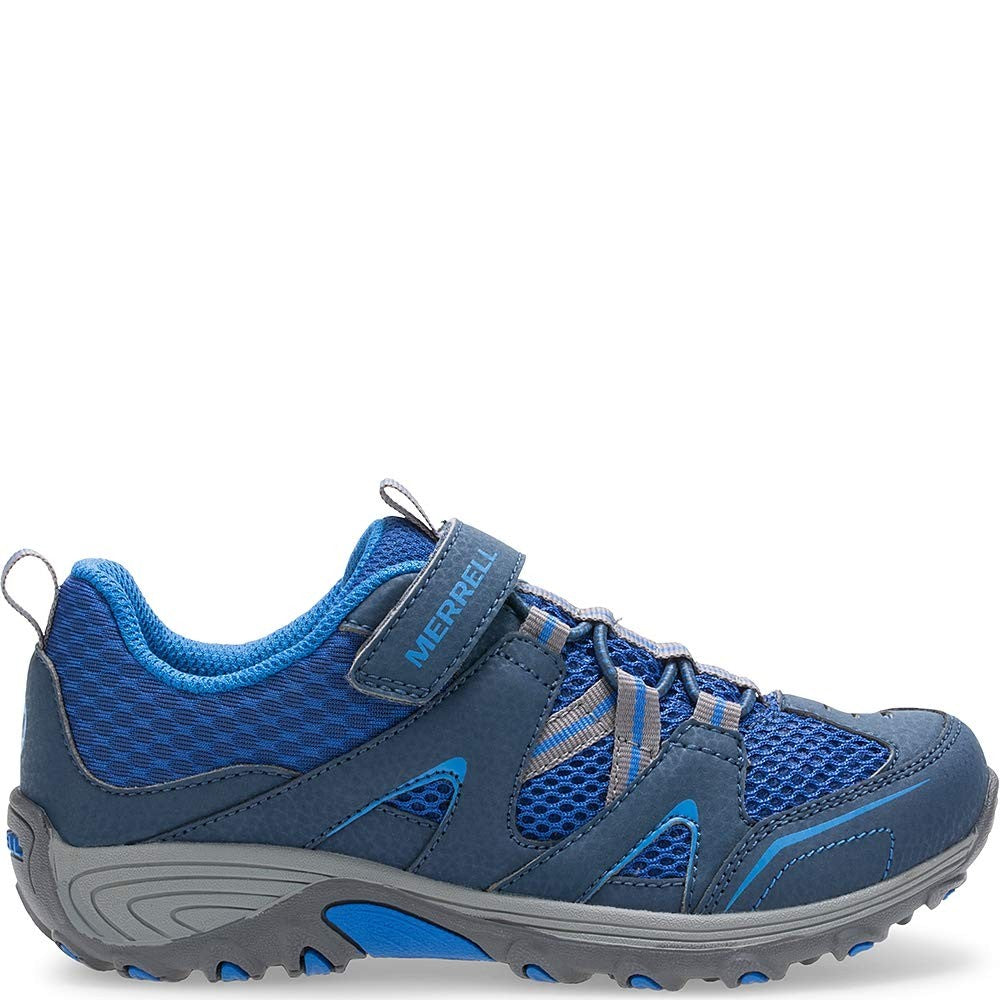 Merrell Trail Chaser Hiking Sneaker, Navy/Blue, 11.5 US Unisex Little Kid
