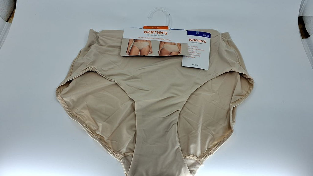 Warner's Women's Front-Smoothing High Waist Hi-Cut RT9021P, Butterscotch