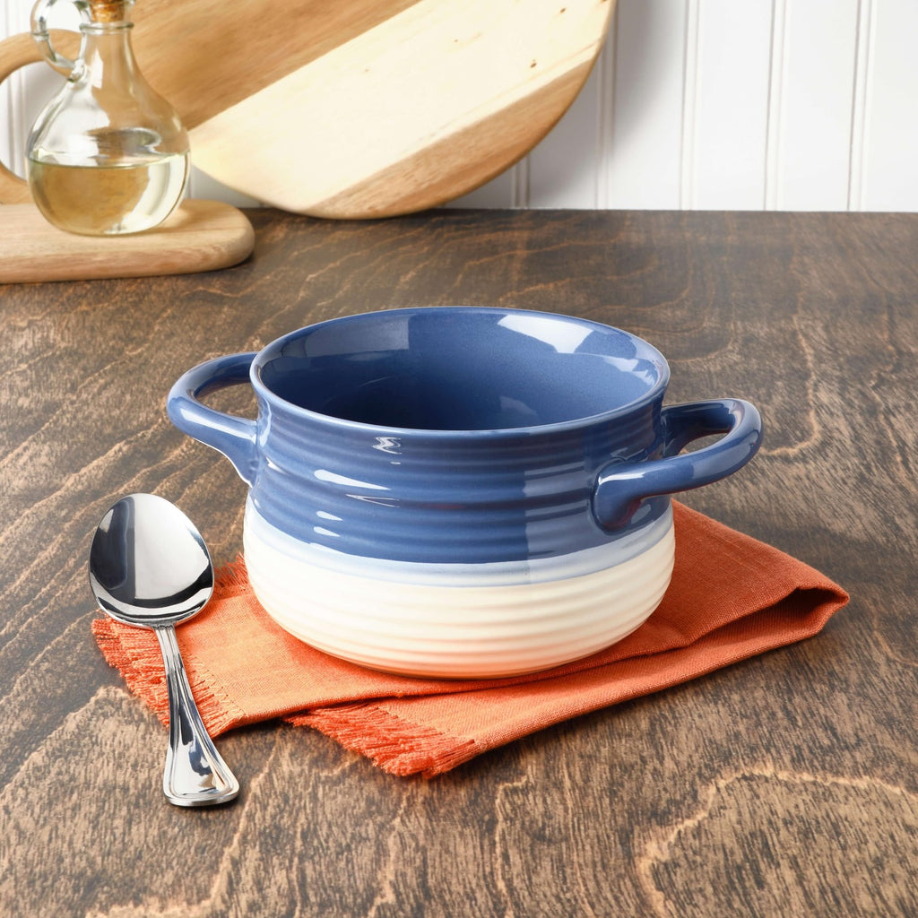 Pfaltzgraff Rio Double Handled Soup Bowl, 32-ounce
