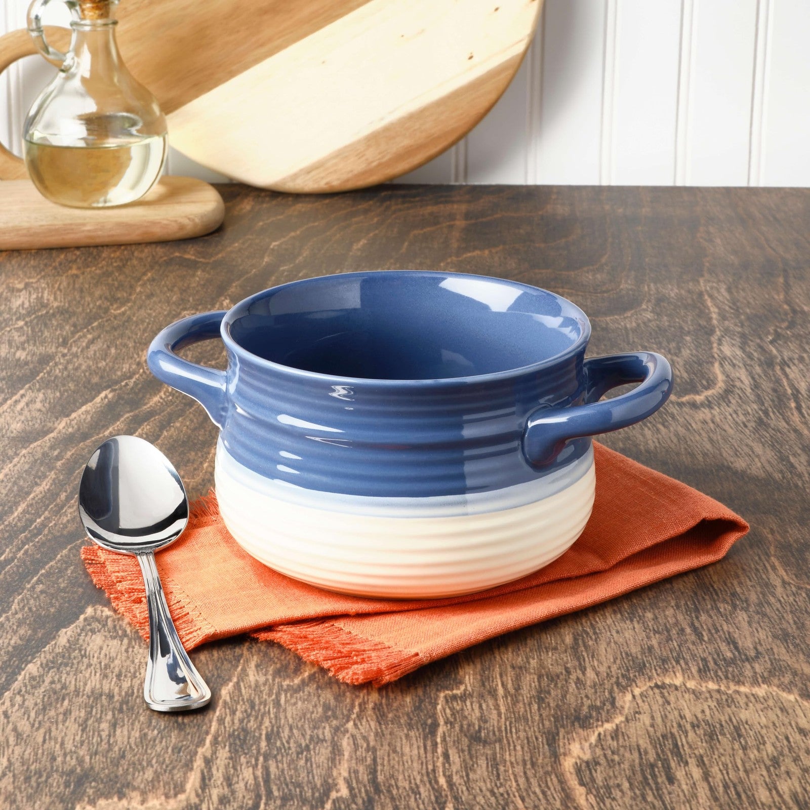 Pfaltzgraff Rio Double Handled Soup Bowl, 32-ounce