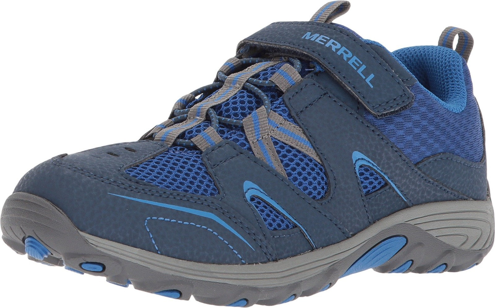 Merrell Trail Chaser Hiking Sneaker, Navy/Blue, 11.5 US Unisex Little Kid