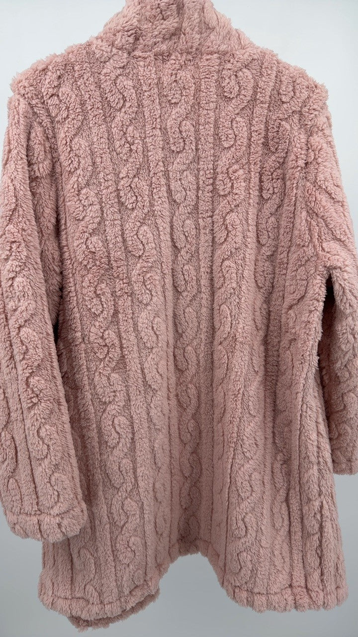 Cozy Faux Shearling Double-Breasted Outerwear