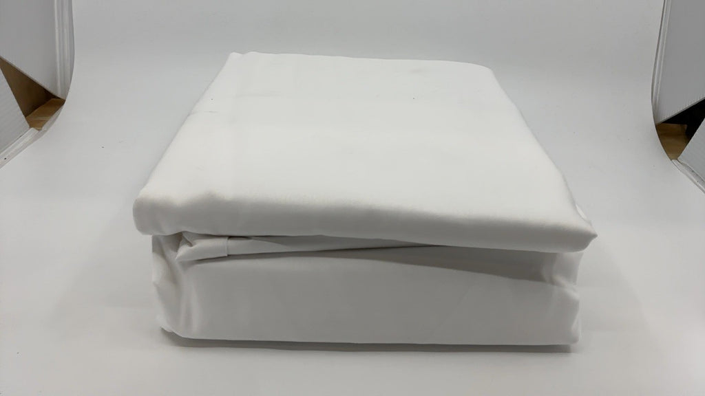 King Microfiber Bed Sheet Set 4PC 14-Inch Deep Pockets Bright White