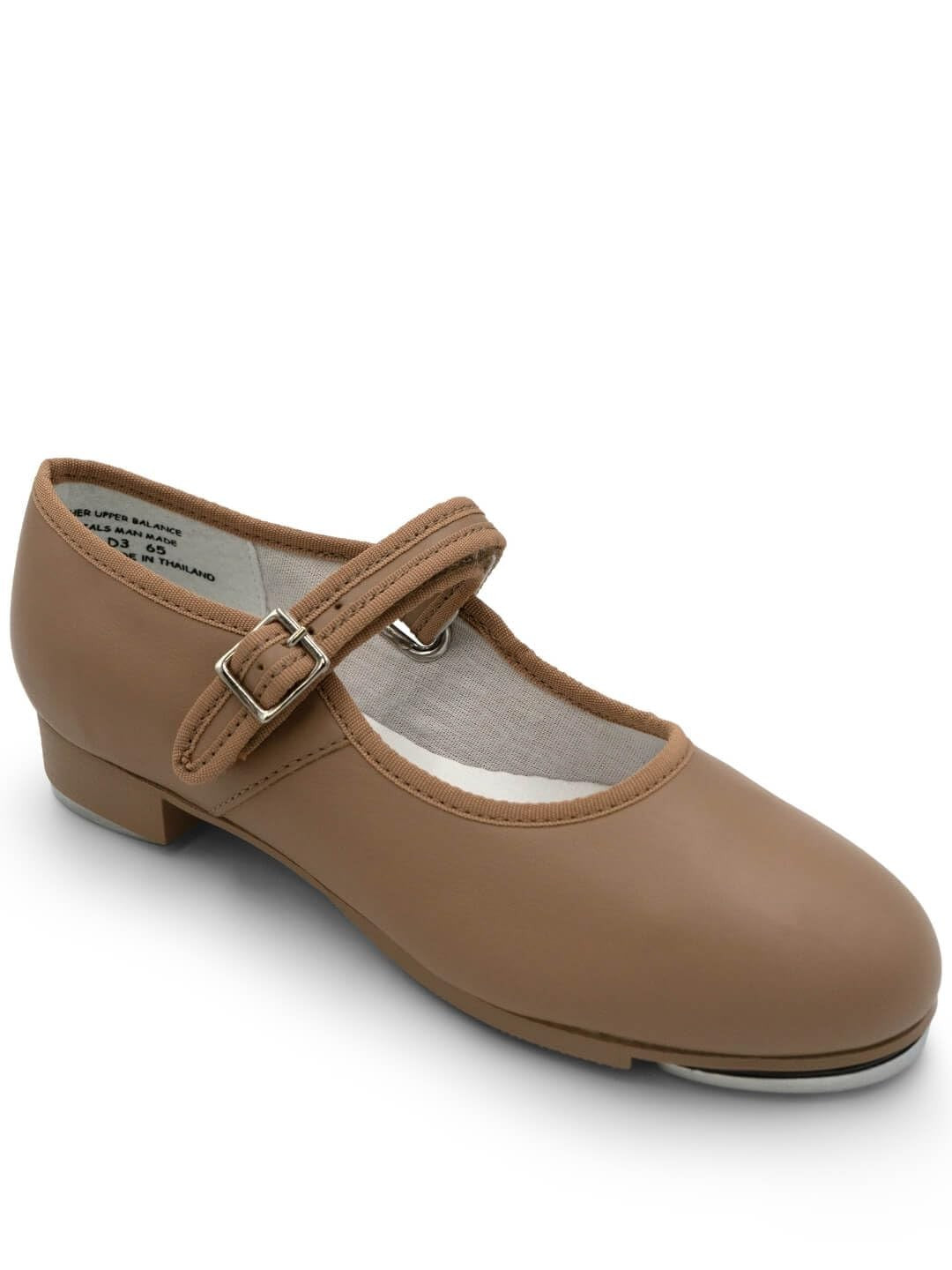 Capezio girls 3800 Tap Shoe mary jane flats, Caramel, 13.5 Little Kid US