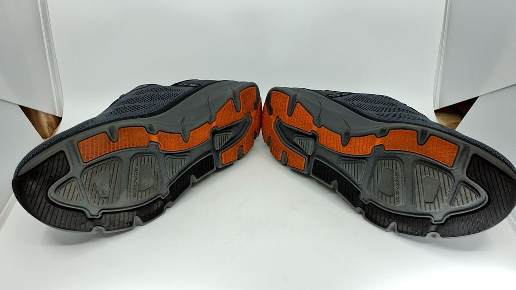 Men's Skechers D'Lux Walker 2.0 Hands-Free Sneaker 12 X-Wide Charcoal/Orange