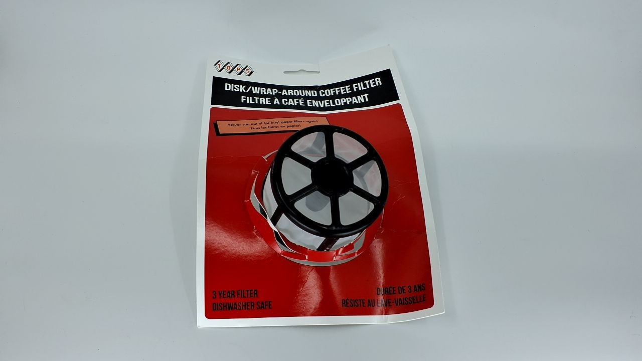 Tops Perma-Brew 3 Year Re-useable Coffee Filter, Disk/Wrap Around