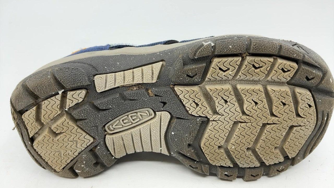 KEEN Newport H2 Closed Toe Sandals 11 Little Kid Navy/Yellow
