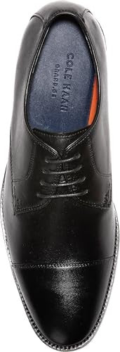 Cole Haan Men's Lenox Hill Cap Oxford,Black,12 M US