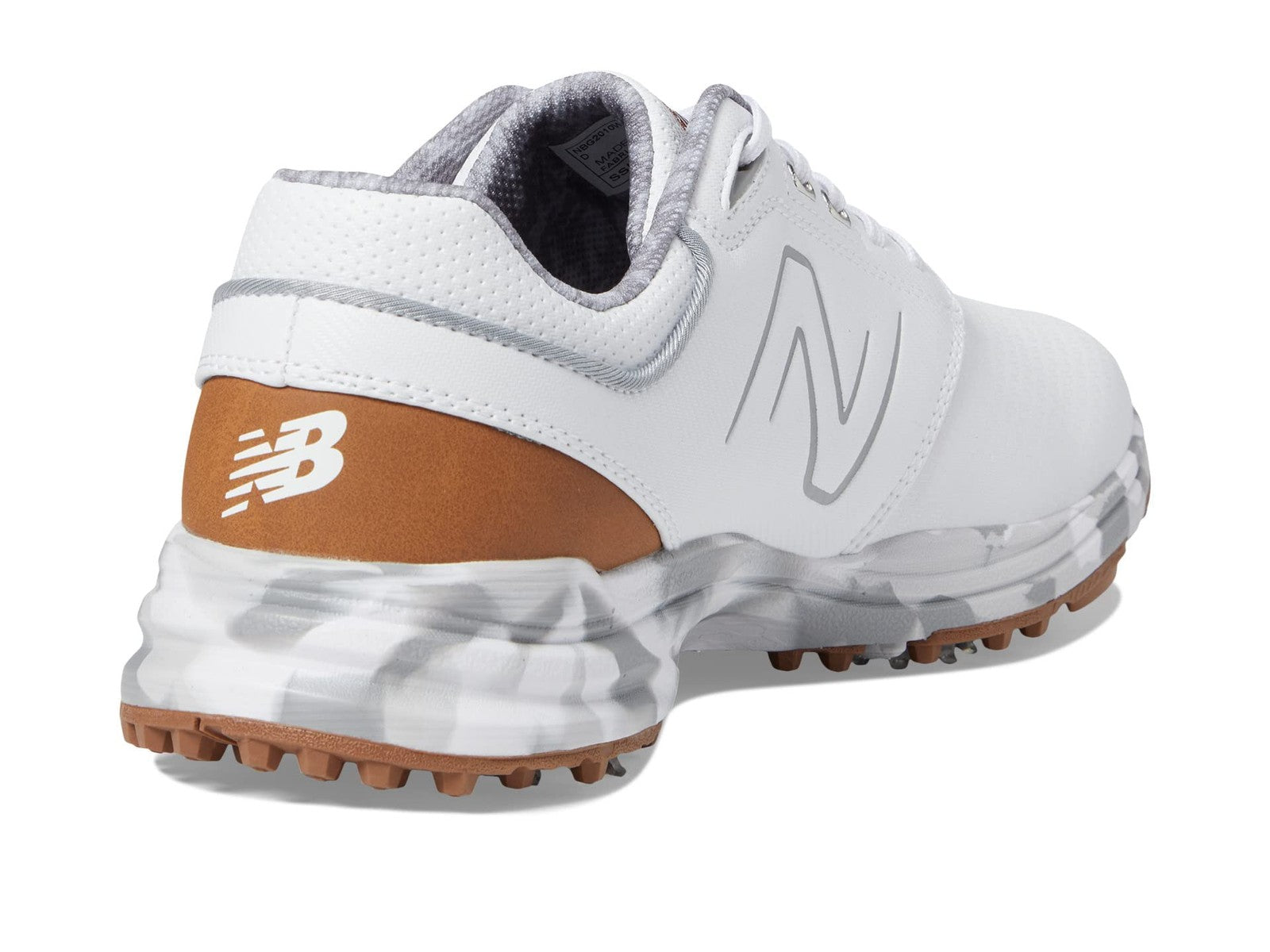 New Balance Men's Brighton Golf Shoe, White, 12 X-Wide