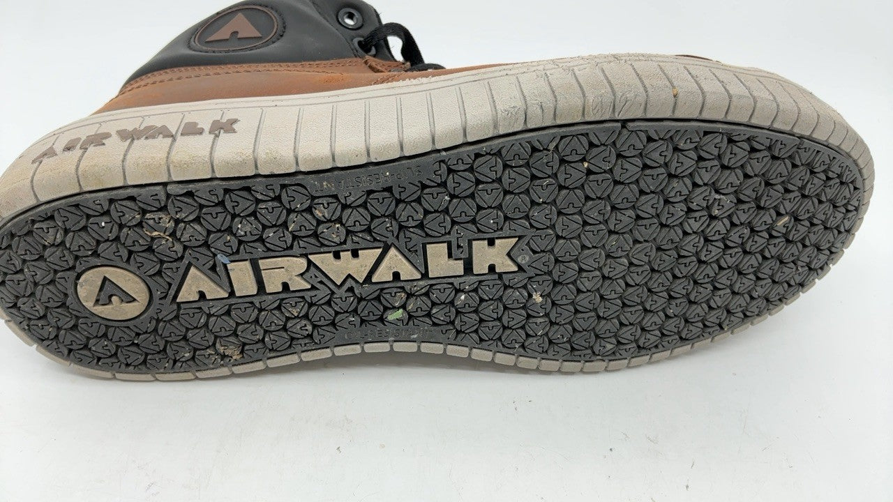 Airwalk Deuce 10W Safety Sneakers, Brown/Tan, Electrical Hazard Resistant