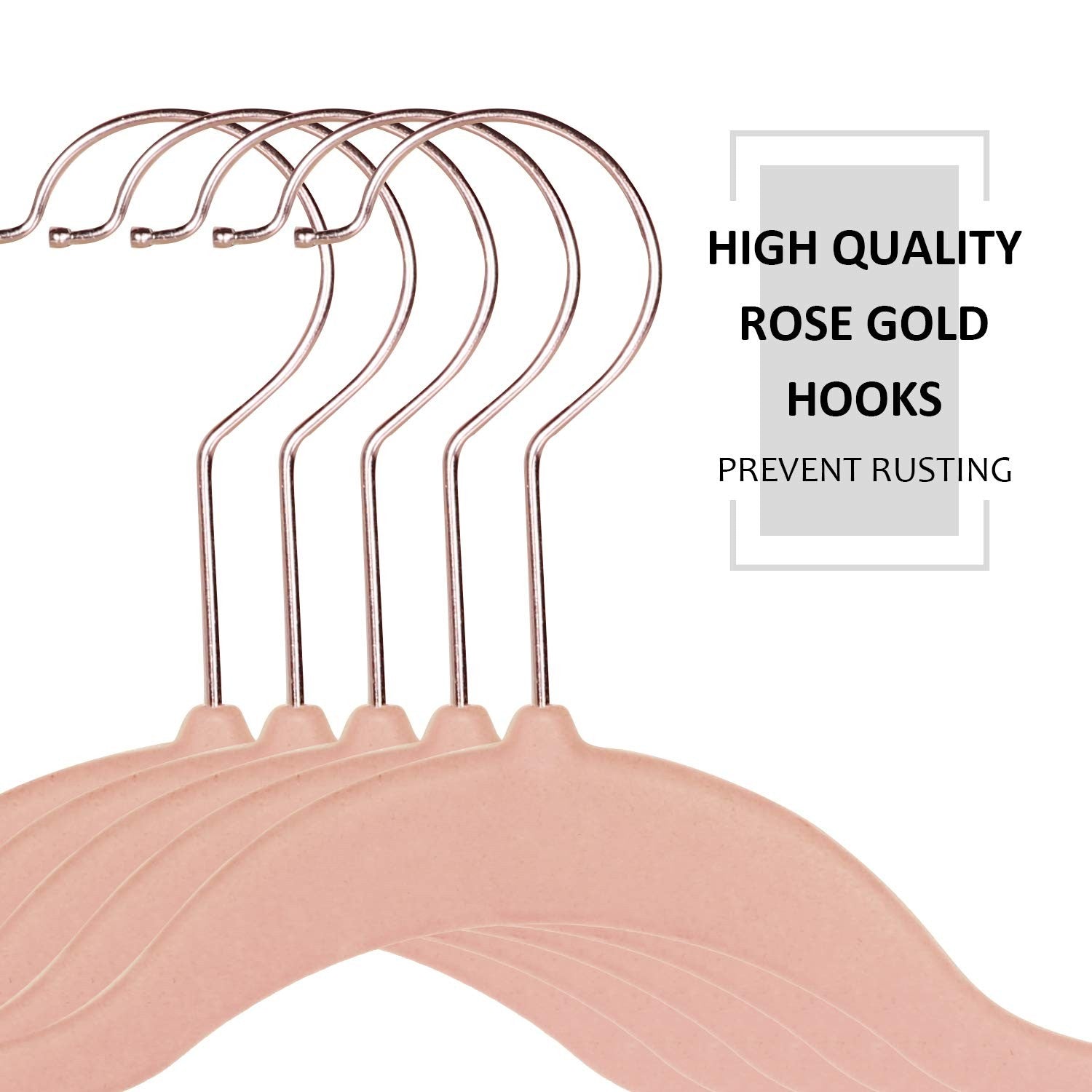 Space-Saving Velvet Clothes Hangers 25-Pack, Pink, Non-Slip Design