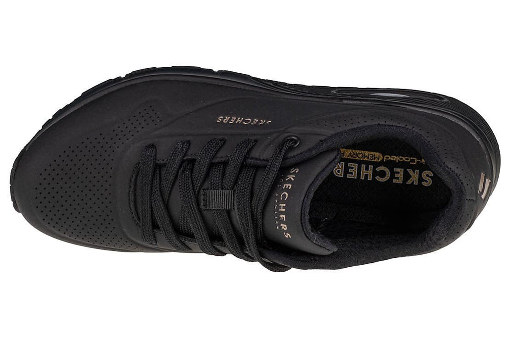 Skechers Women's Uno Stand On Air Sneakers Black/Black 8 Wide