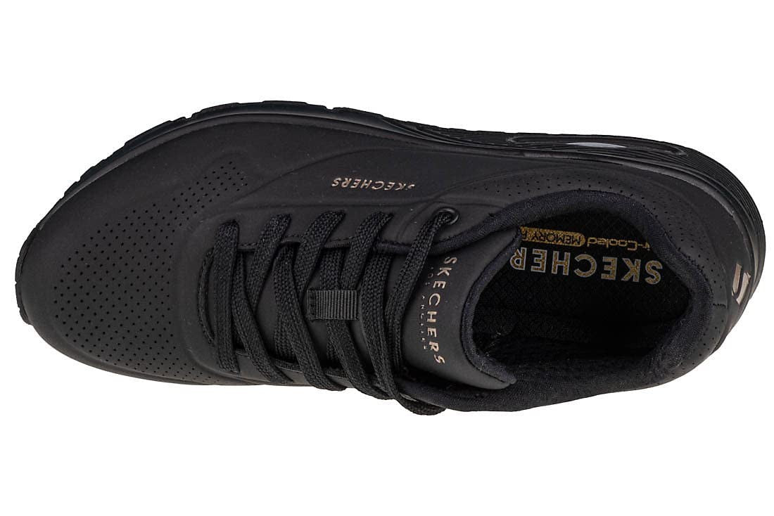 Skechers Women's Uno Stand On Air Sneakers Black/Black 8 Wide