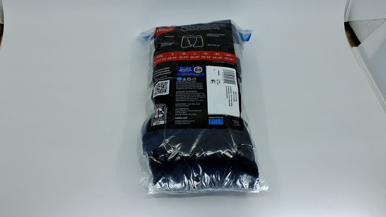 Hanes Men's ComfortSoft Boxer Briefs, 6 Pack Assorted, Medium Size